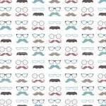 moustaches, lunettes