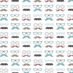 moustaches, lunettes